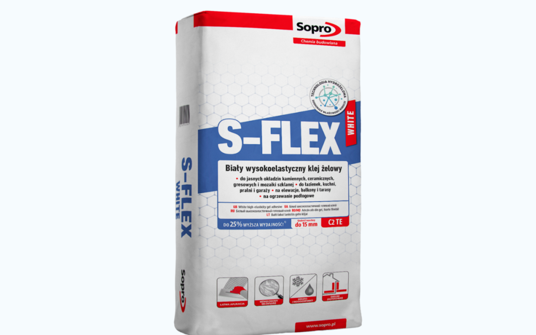 SOPRO S-FLEX®WHITE – BIAŁY WYSOKOELASTYCZNY KLEJ ŻELOWY