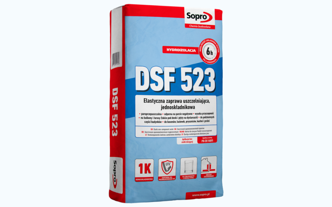 SOPRO DSF ® 523 ELASTYCZNA ZAPRAWA USZCZELNIAJĄCA 1K