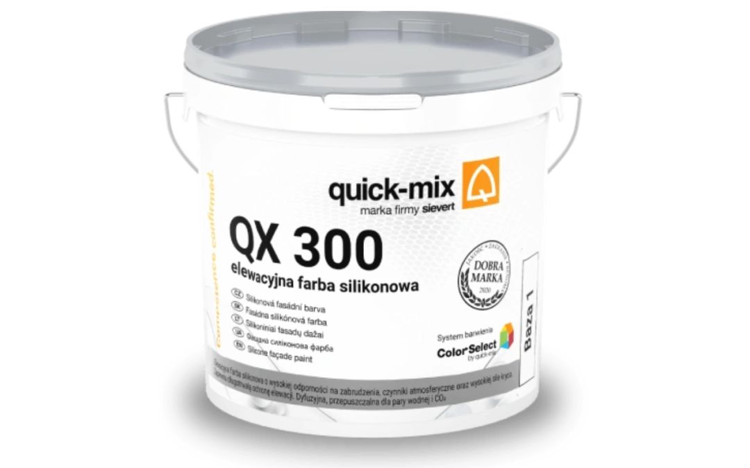 SIEVERT QX300 ELEWACYJNA FARBA SILIKONOWA